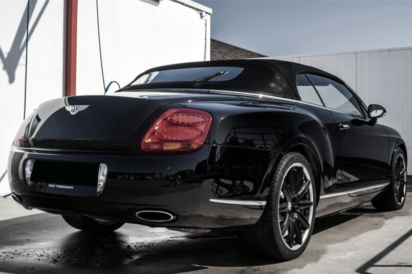 Bentley Continental GTC - long-term rental at Baron Cars - back
